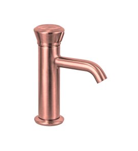 Remer Element Bateria umywalkowa jednouchwytowa bez korka Brushed Copper ET12RP