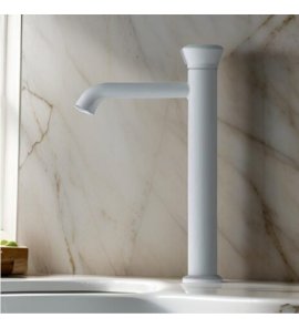 Remer Element Bateria umywalkowa jednouchwytowa bez korka Matt White ET11LXLBO