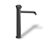 Remer Element Bateria umywalkowa wysoka jednouchwytowa bez korka Brushed Black Chrome ET11LXLCFP