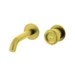 Remer Element Bateria umywalkowa jednouchwytowa 170 mm podtynkowa Brushed Gold ET15PBG