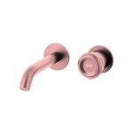 Remer Element Bateria umywalkowa jednouchwytowa 170 mm podtynkowa Brushed Copper ET15PRP