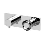 Remer Element Bateria wannowo-natryskowa podtynkowa 3-drożna - element zewnętrzny Chrom ET93ZWB