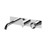 Remer Element Bateria wannowo-natryskowa podtynkowa bez zestawu natryskowego 3-drożna - element zewnętrzny Chrom ET54D3WB