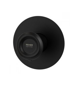 Remer Element Bateria wannowo-natryskowa podtynkowa - element zewnętrzny Matt Black ET30LNO