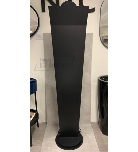 Ridea Lux Grzejnik elektryczny stojący z oświetleniem 180x45 cm Czarny mat LX.180-45 WYPRZEDAŻ EKSPOZYCJI!!