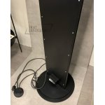 Ridea Lux Grzejnik elektryczny stojący z oświetleniem 180x45 cm Czarny mat LX.180-45 WYPRZEDAŻ EKSPOZYCJI!!