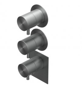 Ritmonio Bateria wannowo-prysznicowa termostatyczna podtynkowa stal nierdzewna E0BA0184ESPINOX