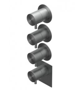 Ritmonio Bateria wannowo-prysznicowa termostatyczna podtynkowa stal nierdzewna E0BA0186ESPINOX