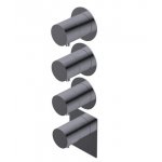 Ritmonio Bateria wannowo-prysznicowa termostatyczna podtynkowa chrom PR47HG201CRL