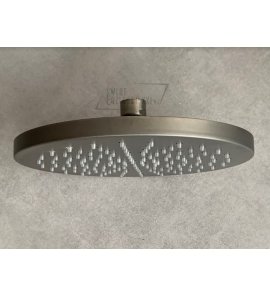  Ritmonio Deszczownica ABS 200 mm frosted black chrome 75A004F31