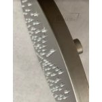  Ritmonio Deszczownica ABS 200 mm frosted black chrome 75A004F31