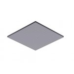 Ritmonio Deszczownica prysznicowa 400 x 400 mm stal nierdzewna I0BA2122INOX