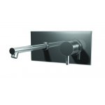 Ritmonio Diametro35 Bateria umywalkowa ścienna podtynkowa chrom E0BA0117