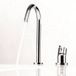    Ritmonio Diametro35 Bateria umywalkowa 2-otworowa stal nierdzewna E0BA0125H3INOX