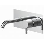 Ritmonio Diametro35 Bateria umywalkowa ścienna podtynkowa stal nierdzewna E0BA0116C