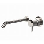 Ritmonio Diametro35 Bateria umywalkowa ścienna podtynkowa stal nierdzewna E0BA0117SPC