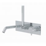 Ritmonio Diametro35 Bateria wannowo-prysznicowa podtynkowa z sluchawką stal nierdzewna E0BA0438CFINOX