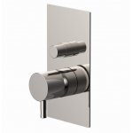 Ritmonio Diametro35 Bateria wannowo-prysznicowa podtynkowa stal nierdzewna E0BA0154INOX