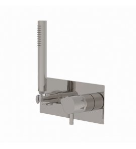 Ritmonio Diametro35 Bateria wannowo-prysznicowa podtynkowa z słuchawką stal nierdzewna E0BA0436FINOX