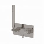 Ritmonio Diametro35 Bateria wannowo-prysznicowa podtynkowa z słuchawką stal nierdzewna E0BA0436FINOX