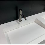   Ritmonio Diametro35 Bateria umywalkowa 1-otworowa czarny chrom E0BA0124CLCRB