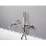 Ritmonio Diametro35 Bateria wannowo-prysznicowa podtynkowa z słuchawką stal nierdzewna E0BA0438CINOX