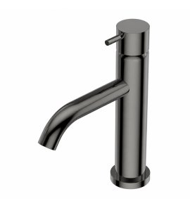      Ritmonio Diametro35 Bateria umywalkowa 1-otworowa czarny chrom E0BA0123CLCRB WYPRZEDAŻ MAGAZYNOWA!!
