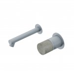 Ritmonio Diametro35 Concrete Bateria umywalkowa ścienna podtynkowa stal nierdzewna E0BA0116SPDINOX