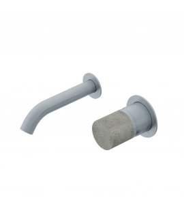 Ritmonio Diametro35 Concrete Bateria umywalkowa podtynkowa stal nierdzewna E0BA0116SPC