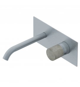 Ritmonio Diametro35 Concrete Bateria umywalkowa podtynkowa stal nierdzewna E0BA0117C