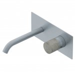 Ritmonio Diametro35 Concrete Bateria umywalkowa podtynkowa stal nierdzewna E0BA0117C