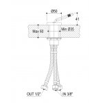 Ritmonio Diametro35 Mieszacz umywalkowy chrom E0BA0106CRL