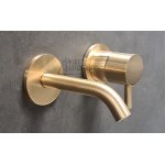 Ritmonio Diametro35 S Bateria umywalkowa podtynkowa kpl. wylewka 13 cm element zewnętrzny champagne PR52AL201CHX