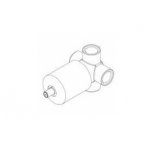   Ritmonio Diametro35 Zawór przełączający podtynkowy inox E0BA0149INT W MAGAZYNIE!!