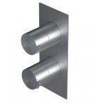 Ritmonio DOT316 Bateria wannowo-prysznicowa termostatyczna podtynkowa stal nierdzewna PR50HG101INOX