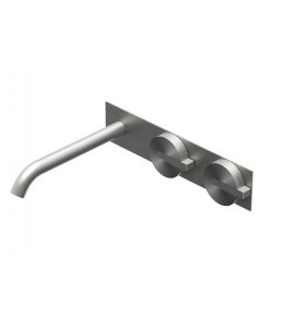 Ritmonio DOT316 Round Bateria umywalkowa podtynkowa stal nierdzewna PR50AK112INOX