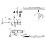 Ritmonio DOT316 Round Bateria wannowo-prysznicowa z przełącznikiem podtynkowa stal nierdzewna PR50EC203INOX