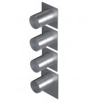 Ritmonio DOT316 Round Bateria wannowo-prysznicowa termostatyczna podtynkowa stal nierdzewna PR50HG201INOX