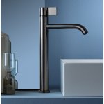    Ritmonio DOT316 Round Bateria umywalkowa 1-otworowa wysoka czarna stal nierdzewna PR50AF211IBX