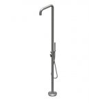 Ritmonio DOT316 Round Zestaw prysznicowy wolnostojący stal nierdzewna PR50DK203INOX