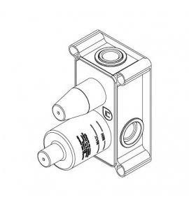 Ritmonio Element podtynkowy baterii wannowej/prysznicowej E0BA0153