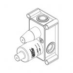 Ritmonio Element podtynkowy baterii wannowej/prysznicowej E0BA0153