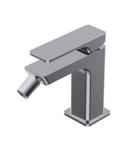 Ritmonio Glitter Bateria bidetowa jednootworowa z korkiem automatycznym chrom PR32BA101CRL