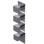 Ritmonio Glitter Bateria natryskowa podtynkowa termostatyczna chrom PR47HG211CRL