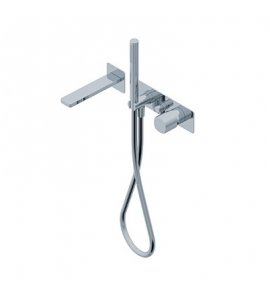 Ritmonio Haptic Bateria wannowo-natryskowa podtynkowa chrom PR43EM101CRL