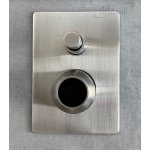   Ritmonio Haptic/Taormina Bateria wannowo-prysznicowa podtynkowa element zewnętrzny szczotkowany PR43GN101IX