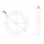 Ritmonio Osłona deszczownicy szary 75C001CEM