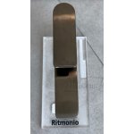   Ritmonio Pois Bateria umywalkowa 1-otworowa z korkiem automatycznym czarny chrom szczotkowany PR31AA101BLX