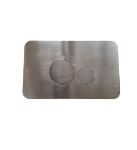 Ritmonio Przycisk przedni do spłuczki brushed black chrome 78T003BLX