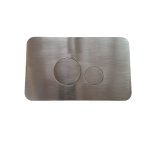 Ritmonio Przycisk przedni do spłuczki brushed black chrome 78T003BLX